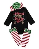 ベビーガールズ服クリスマス衣装ロンパースボディスーツワンピースレギンスWarmers withヘッドバンド カラー: レッド
