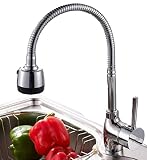 K-JOY シングルレバー 混合水栓 シャワー 切り替え付 混合栓 蛇口 水栓金具 台所 洗面 キッチン (ジャバラホースTYPE)