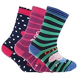 ペッパピッグ オフィシャル商品 キッズ・子供用 スリッパソックス 滑り止めつき靴下 (3足組) (EUR 27-30) (ピンク)
