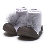 AK04.パールグレー[ コサージュ2 ]　Attipas [ アティパス ] ベビーシューズ L(12.5cm)