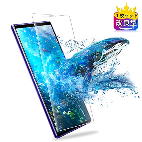 Xperia1 保護フィルム SO-03L 保護ガラス エクスペリア1 フィルム SOV40 ガラス 強化 ガラスフィルム 液晶 ふぃるむ【干渉しない/指紋防止/貼り付け簡単/気泡ゼロ/旭硝子/硬度9H/透過率98%】【1枚セット】