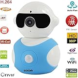 Home Security Cameras PIR Alarm System Monitor Detection Mini Robot Surveillance WiFi Wireless IP Au