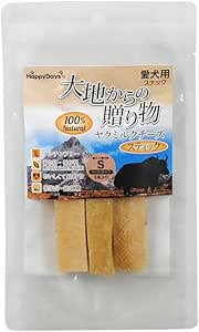 ペットプロ 犬用おやつ Happydays 大地からの贈り物 ヤクミルクチーズスティック スティック S 3本入り ペットプロ おやつ 通販 Amazon
