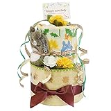 おむつケーキ オムツケーキ トトロ ジジ 出産祝い 新生児 ダイバーケーキ おむつ 紙おむつ タオル パンパース ギフト 贈り物 (トトロ)