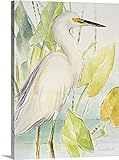 Lanie Lorethプレミアムシックラップキャンバス壁アート印刷題名Snowy Egret 30" x 40" 2106621_24_30x40_none