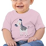 ゼブラ アフリカ 動物子供服 ベビーTシャツ 半袖 男の子 女の子 クルーネック カジュアル