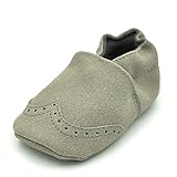 Tovadoo ベビーシューズ スリッポン 男の子 女の子 秋冬 旅行 通学 イギリス風 無地 可愛い 室内 歩行練習 柔らかい ギフト 3-12ヶ月