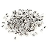 uxcell ヒューズガラス管　250V 5A　過電流保護　5mm x 20mm　100個