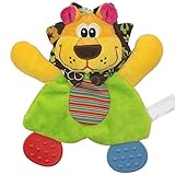 New Cute Infant Plush Toy Comfort Towel With Sound Paper And Baby Teether [並行輸入品]