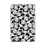 vantasoソフトブランケットThrow Cute Baby Pandaマイクロファイバーポリエステル毛布寝室ソファソファリビングルームキッズ子供用ガールズボーイズ60 x 90インチ