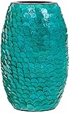 IMAX 31139 Creatively Styled Estela Shell Vase , Small, Blue [並行輸入品]