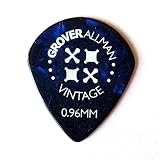 グローバーオールマン ピック ビンテージセルロイド JAZZ (0.96mm, ブルー)