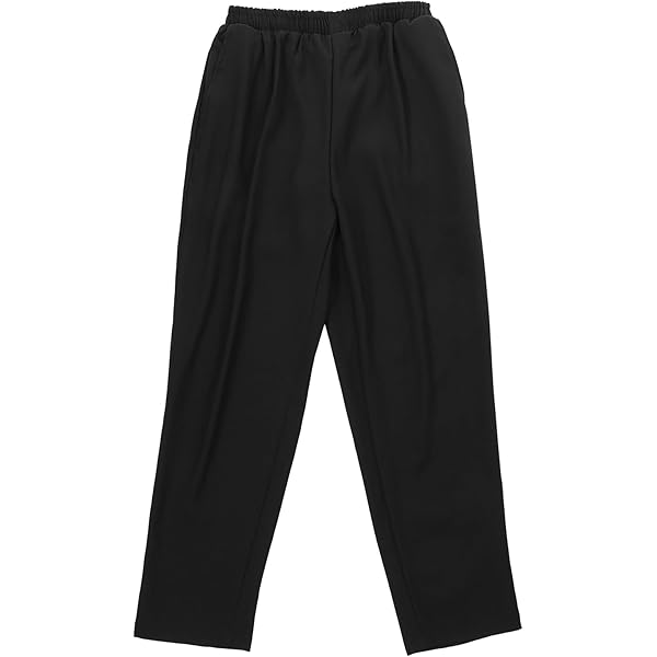 Amazon.co.jp: [DEARMAMY] ズボン 黒 シェフパンツ コック服 飲食 医療