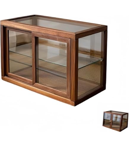 Amazon.co.jp: アンティーク キャビネット ガラスケース ディスプレイ