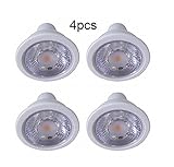 RUICAIKUN 超高LED GU10電球ライトスポットライトランプ（2800K）6W（110V自然な白、600ルーメン、70ワットの白熱電球と同等） (GU10-4個入)