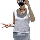 (マーシェル) Marshel マタニティ タンクトップ 授乳口付き ノースリーブ インナー カジュアル 妊婦服 おしゃれ グレー L