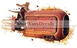 9インチRey Land Speeder Landspeeder抵抗Star Wars Episode VII 7 The Force Awakens取り外し可能な壁デカールステッカーアートホームデコ