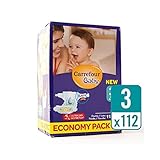 赤ちゃん超乾燥サイズ3おむつ経済ボックス112 1パック (Carrefour) (x 6) - Carrefour Baby Ultra Dry Size 3 Nappies Economy Box