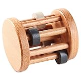 ホールマークグレー木製Rattle Baby