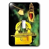 Scenes from the Pastマジックランタン – ヴィンテージフリーメイソンシンボルArk of the Covenant Heart in Hand Masons – 照明スイッチカバー