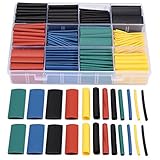 べホー 530 PCハロゲンフリー2：1熱収縮チューブワイヤケーブルスリーブラップワイヤキット8Size 5Color