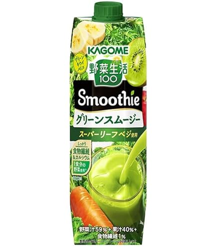 Amazon.co.jp: カゴメ 野菜生活100 Smoothie(スムージー) グリーン