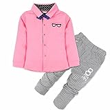 (フィーショー)FEESHOW　０ー４歳男の子フォーマルスーツ　ベビーズボン蝶結び付きＴシャツカコイイ3点セット　ベビーコスチューム　長袖　お出かけ　可愛いベビー服　カバーオール　新生児　記念撮影　出