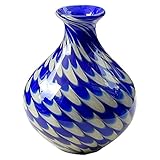 ［ダルトン］　Glass Vase PAVO A555-525S ブルー　フラワーベース　花瓶