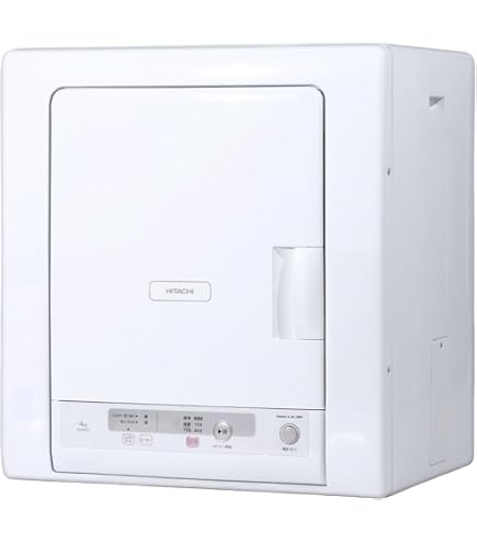 日立 HITACHI  衣類乾燥機 DE-N40WX-W 2022年製 HITACHI（日立） 衣類乾燥機 4kg 白 DE-N40WX W 1台 - アスクル