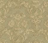 Chesapeake HAV40855 Green Fusion Damask Wallpaper by Chesapeake