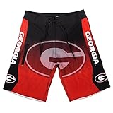 KLEW NCAA Georgia Bulldogsグラデーションボードショーツ M レッド