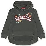 BABYDOLL(ベビードール） 親子ペア フラワーパーカー 120cm チャコール