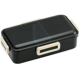 スケーター (skater) Ag+ 抗菌 ふんわり盛れる 弁当箱 830ml 大容量 レトロフレンチ ブラック 日本製 PFLB8AG