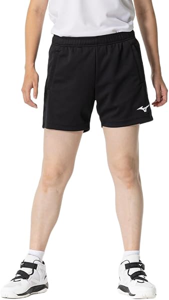 MIZUNO(ミズノ) バレーボールウェアハーフパンツ ニット素材 股下13cm(L寸) V2MBB211レディース - 1