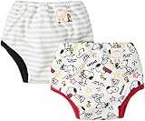 PEANUTS(ピーナッツ) スヌーピー 4層トレーニングパンツ 2枚組 90cm 3530S3D01