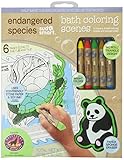海外直送品Endangered Species Animal World Coloring Bath Set, Small 1 Set by Health Science Labs