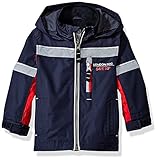 London Fog Baby Boys' Color Block Jacket Navy 12M [並行輸入品]