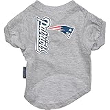 NFL新しいEngland PatriotsロゴペットTシャツ – グレー L 30937