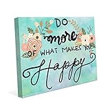 Do More Of What Makes You happy-ブルー水彩:正Uplifting Saying引用壁アート印刷 11x14 WAW0000500CAN11X14SXX