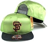MLB American Needle BaBombサテンオリーブ限定版調節可能なスナップバック帽子( San Francisco Giants )