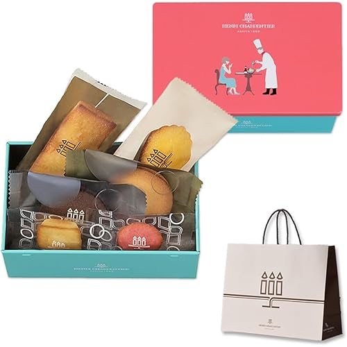 [ アンリシャルパンティエ ] フィナンシェ マドレーヌ ラングドシャ 焼き菓子 ギフト / 缶入りお菓子 個包装 洋菓子 手土産 スイーツ / 内祝い 退職 お礼 プチギフト / ガトー・キュイ・アソート mini (6個入)