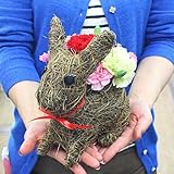 うさぎさんバスケット お祝い、誕生日に華やかな可愛いフラワーアレンジメント（生花）気持ちをお花に託してプレゼント