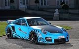 ポルシェ911 gt2 RS 18 x 24メタルアルミ壁アート