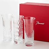 Baccarat バカラ 花瓶 FLORA フローラ ベース ビゾー 3個セット 2810832
