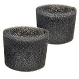 2 Foam Filter Sleeves for Shop-Vac 86M200, 86M300, 87M300, 87M350, 87MT550A, 87MT650C, 84EM200, 86EM