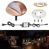 階段ライト FVTLED 庭園灯 LEDガーデンライト LED地中埋込型照明器具 DC12V 防水IP65 Φ50mm 1.5W 超高輝度 取り付け 簡単 室内照明 玄関 階段 廊下などの照明用 (ウ