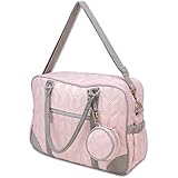 Wendy Bellissimo Quilted Duffelおむつバッグ ピンク 43224-352