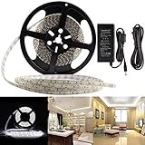 Led Strip Light Kit Waterproof IP65 DC12V Led Light Strip SMD2835 600 Leds 16.4 Ft (5 Meters) Led Ta