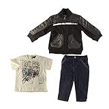 DKNY 3ピースセット　12ヶ月　ジーンズ　デニム [並行輸入品]