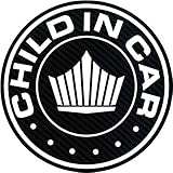 CHILD IN CARマグネット（ホワイト）